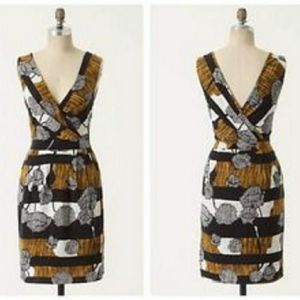 Anthropologie dress earth hues